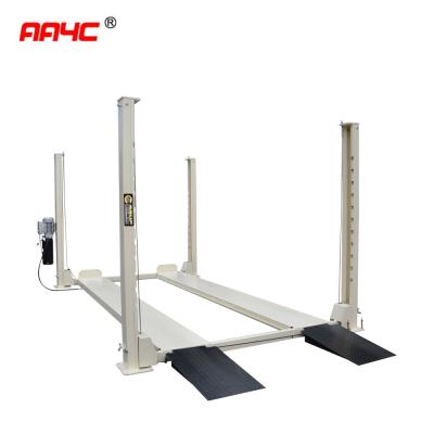 China 4 elevación 7700lbs del poste del mueble 4 de la elevación del vehículo del coche de las columnas con el sistema movible 3.5T del almacenamiento de Kit Car Parking Lift Auto en venta