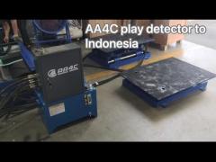 AA4C joint play detector 15T to Indonesia vehicle test line car inspection equipments