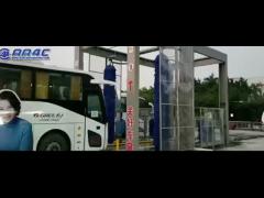 AA4C drive through 4brushes bus truck wash machine heavy vehicles