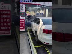 AA4C Best Double Chain Conveyor Tunnel Car Wash Machine for Gas Stations