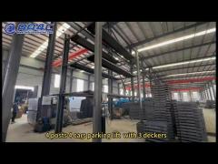AA4C 4 post 4 cars parking lift 2.5T/2T/2T 1850mm/1600/1600mm