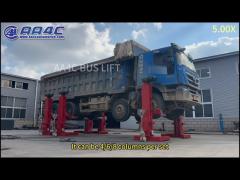 AA4C bus/truck lift 7.5T/column x 6 columns=45T Deliver to Chile