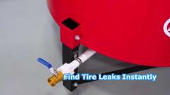 AA4C car  tire leakage tester tank  TTT-820 pneumatic drived