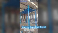 AA4C high rise 4 post car lift auto hoist auto elevator  to Swizterland