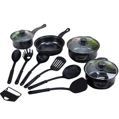 China Amazon Basics Sustainable Cookware Set Pots and Pans for sale