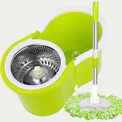 China New Dual Drive Stocked Magic Brooms Cleaning Hand Squeezing Spinning Brooms With Removable Water Home Kitchen Floor Cleaner With Bucket Drop Brooms for sale