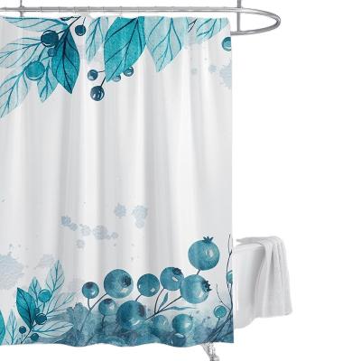 China Hot Selling Shower Curtains Bathroom Stocked Curtain With Hooks Bath Personality Creative Shower Curtain Decor Waterpro for sale