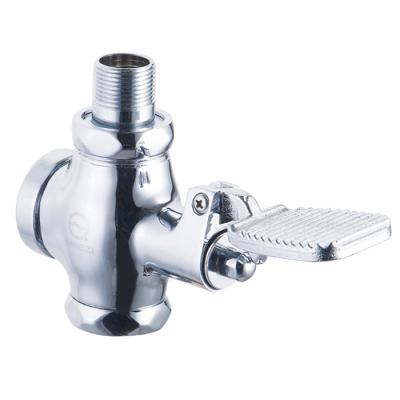 China Modern Cheap Price Factory Drain Valve For Squat Pan Sanitary Ware Standard Chromeplated Brass Valve for sale