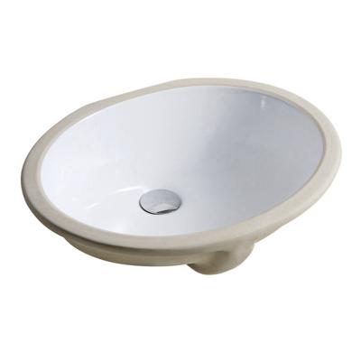 China 2021 Basin New Design Easy Clean White Ceramic Classic Under Counter Mounted Hand Wash Basin for sale