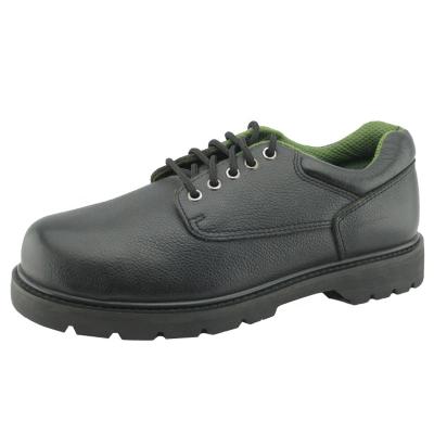 China Steel Toe Safety Goodyear Welted Sole Oil Resistant 4 Inch Steel Toe Black Acid Resistant Rubber Leather Toe Shoes for sale