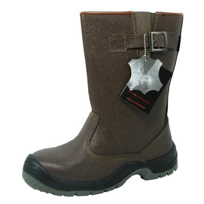 China Toe Oil Water Resistant Long Safety Boot Anti Slip Safety Boot S3 Toe Puncture Proof Steel Leather Steel Toe Boots Water Resistant for sale