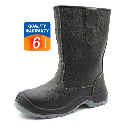 China Water Resistant Anti Slip Rigger Boots Anti Skid Steel Flat Mid Toe Anti Static Water Resistant Oil Lace Non Safety Welding Shoes For Welder for sale