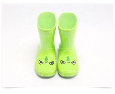 China Kids Lightweight Slip Resistant Colorful Fashion Waterproof Cute PVC Rain Boots for sale