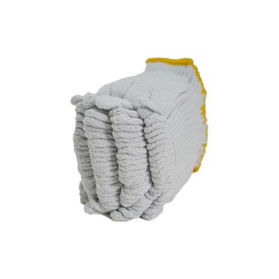 China 7 Gauge Knitted Working Gloves Low Price 7Gauge Regenerated Polycotton Knitted Safety Working Cheap Recycled Gloves Hand Protection for sale