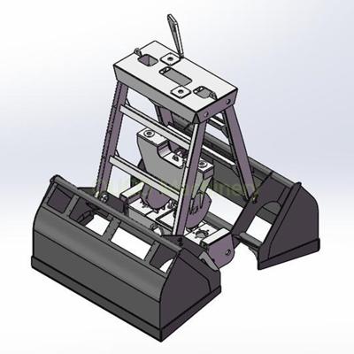 China Fernsteuerungs-CBM-Maschinenhälfte Crane Grab Bucket der ABS-12 zu verkaufen