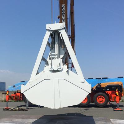 China Afstandsbediening 12 CBM Havenoplossingen Crane Grab Bucket Te koop