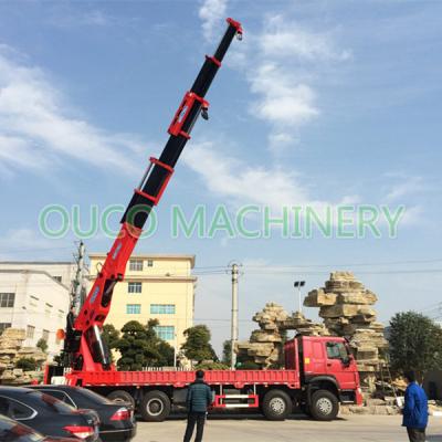 China Beweglicher halb Boom Lorry Mounted Crane des Knöchel-80t zu verkaufen