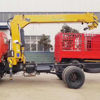 China gerader Arm kleiner Lorry Mounted Crane der Standardtonnagen-10t zu verkaufen