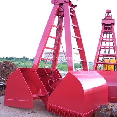 China 25t maioria de levantamento Ouco Crane Grab Bucket 2 descasca a parte superior mecânica à venda