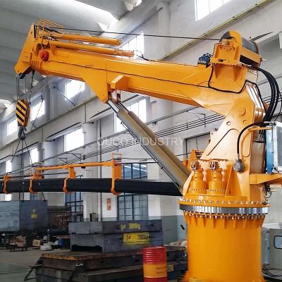 China 4ton 30meter Hydraulic Marine Iso9001 Telescoping Boom Crane for sale