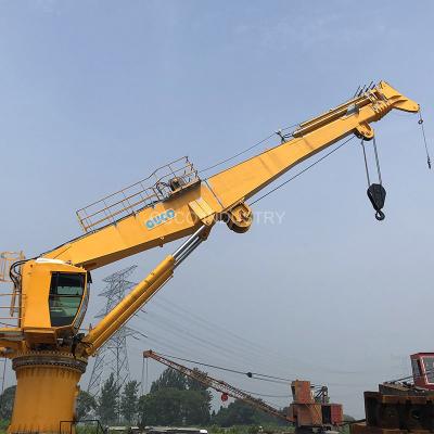 China Certified ABS Telescopic Boom Crane Marine Customized Hydraulic Crane 1.5t 36.6m for sale