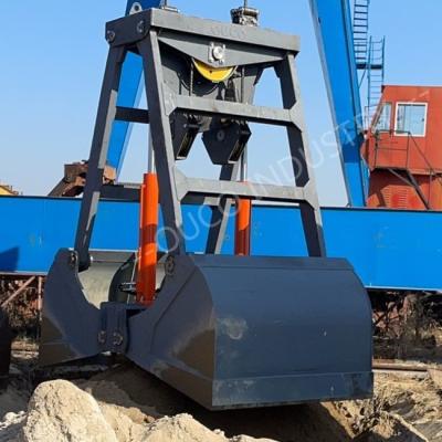 China Cuerda de arriba teledirigida inalámbrica de Crane Grab Bucket 3 Cbm 2 en venta