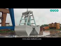 15cbm Radio Remote Control 100m Excavator Grab Bucket