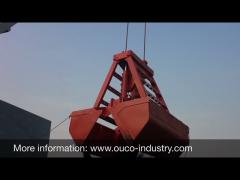 Lifting Bulk Crane Grab Bucket 2 Peels Clamshell Mechanical