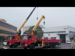 10t Standard Tonnage Straight Arm Small Lorry Mounted Crane