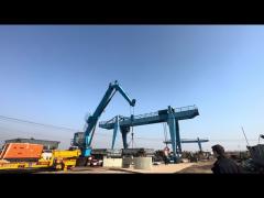 8T Active Heave-compensated Subsea Crane with Knuckle Boom