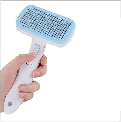 China Quick Clean Stored Universal Long Dog Hair Remover Needle Comb Short Hair Throwing Brush Tool For Cat Dogs Grooming Supplies for sale