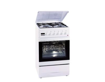 China Convection China Sold Free Standing Gas Cooker White/Black Color for sale