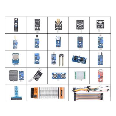 China Other U30 24 in1 Sensor Kit for Arduino Raspberry Pi 4 with Board, GPIO Remote Module and Breadboard for sale