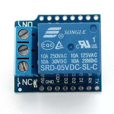 China Custom DC 5V 1CH Relay Shield V2 Version 2 For D1 Mini ESP8266 WiFi Module PCBA LT-X39 for sale