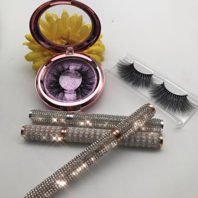 China Waterproof Logo Free Glue Whips Adhesive Eyeliner Glue Pen Whips Glue Pen With Custom Logo Box Lashes Kit for sale