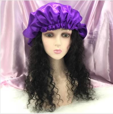 China Good picture quality custom hair silk hood for sleeping hoods and satin bag brand name adjustable hoods for sale