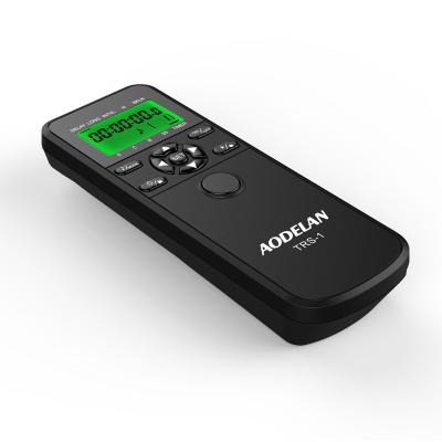 China AODELAN Time Lapse Intervalometer Timer Remote Control Shutter Release for Canon Nikon Sony Panasonic Olympus Fujifilm Contax TRS-1 for sale