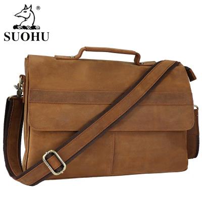 China 2021 New Arrival Business Laptop Briefcase Bag Men Sling Bag Men's Laptop Briefcase Leather for sale