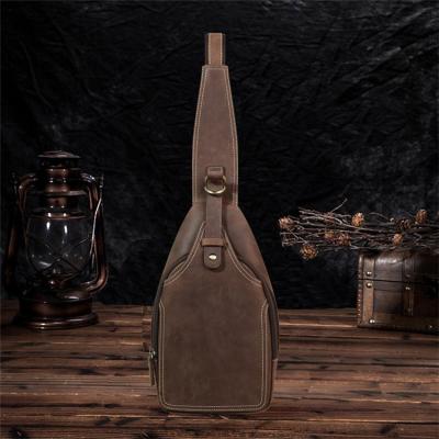 China Fasion SUOHU New Design Cross - Bag Custom Chest Bag Men Chest Bag Shoulder Body Bag Sling Leather Bag for sale