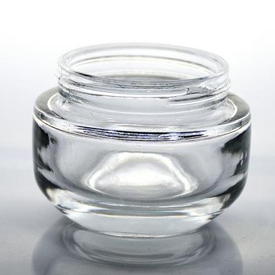 China Cosmetic Container 5g 10g 30g 50g 100g 120ml Customized Color Face Eye Cream Jar Personal Care Clear Frosted Cosmetic Container for sale