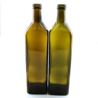 China China Eco - Friendly 1 Liter Glass Empty Bottle For Olive Oil Packaging Supplied To Dubai for sale