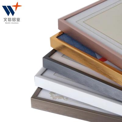 China Aluminum Picture Frame Manufacturer Wall Decoration Polish Frame Square for sale