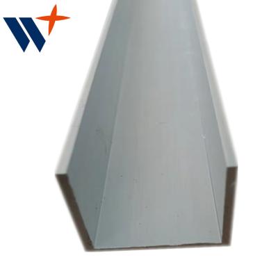 China Industry 6063 Aluminum Channel Aluminum Profile , U Shape Aluminum Profile Fabrication for sale