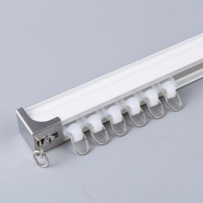 China Hot Selling Minimalist Hospital Ceiling Aluminum Curtain Tracks Curtain Rail With Curtain Track Runners for sale