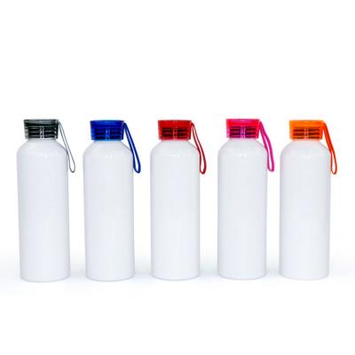 China Sustainable Sports 750ml Aluminum Water Bottle With Sublimation Coating for sale