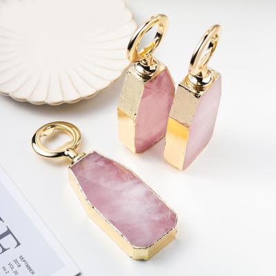 China Viable Design Custom Logo Gemstone Amethyst Quartz Crystal Beer Bottle Opener for sale