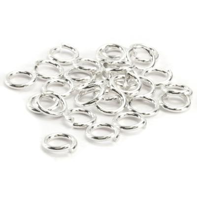 China Customized Others Grade 3mm 4mm 5mm 6mm 7mm Sterling Silver 925 Open Jump Rings For Jewelry Making for sale