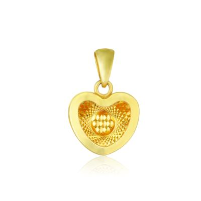 China Professional Custom Heart Shaped Gold Hardware Classic Style 18k Gold Chain Pendant For Women for sale