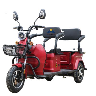 China Factory Customized Electric Cargo Tricycle 500w Electric Trike Passenger Electric Bicycle Tricycle 2 Seat for sale