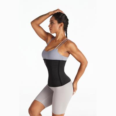 China Feelingirl Waist Trainer Modeling Belt High Compression Belly Control Waist Cincher With Hook for sale